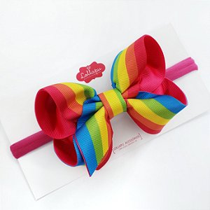 Faixinha - Tiarinha Rainbow (10 cm)