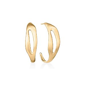 ARGOLA MAR EM BANHO DE OURO 18k