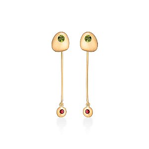 BRINCO AFETO 2 EM 1  OURO 18K