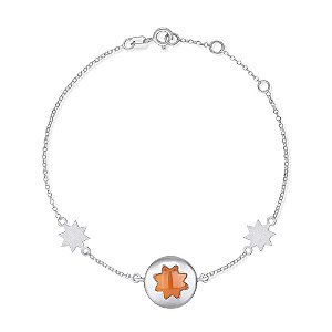 PULSEIRA ASTRAL CORNALINA PRATA