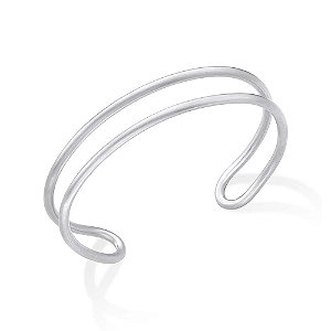 BRACELETE GALÁXIA 2 FIOS PRATA