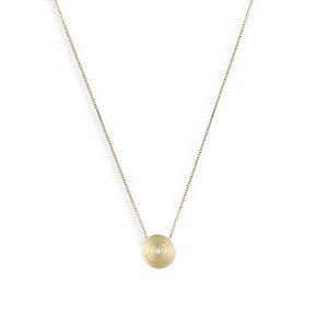 Colar Ponto de Luz em banho ouro 18k