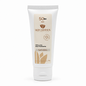 Filtro Solar Facial Tonalizante FPS 50 - Natural - 50g - Skin Sannus