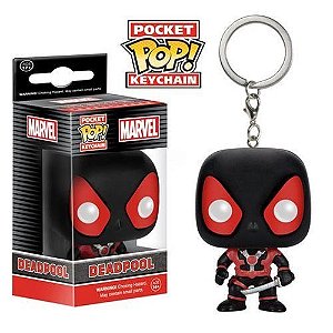 Chaveiro Pocket Pop! Deadpool Black Suit  - Funko