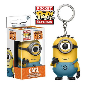 Chaveiro Meu Malvado Favorito Despicable Me Carl Pocket Pop - Funko