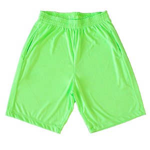 Bermuda Dryfit masculina cor verde fluorescente