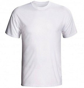Camiseta Branca Lisa Sem Estampa