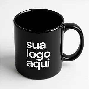 Caneca Preta Personalizada