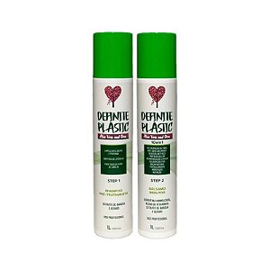 Kit Plastica dos Fios Aloe Vera e Okra 2x1L - Definite Plastic