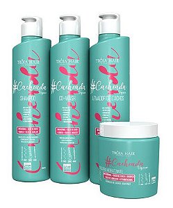 Kit Manutenção Cachos #Cacheada Vegano 500ml - Tróia Hair