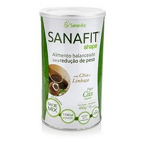 SANAVITA - FRAPE DE COCO - 300G - SUBSTITUIDOR DE REFEIÇÕES - REDUÇÃO DE PESO