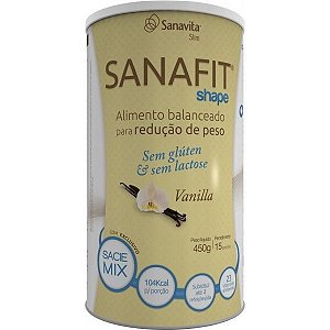 SANAVITA - SHAPE VANILLA - 300G - SUBSTITUIDOR DE REFEIÇÕES - REDUÇÃO DE PESO