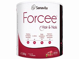 SANAVITA - FORCEE HAIR & NAILS - 300G - FORTALECE UNHAS E CABELOS