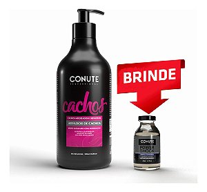 ATIVADOR DE CACHOS + AMPOLA POWER SHOCK Ultradefinição+brinde 20ml