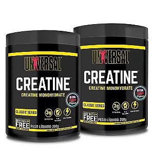 Kit 2x Creatina Universal 200g - Universal Nutrition Importada