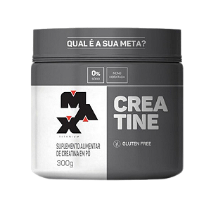 Creatina 300g Max Titanium Monohidratada - 100% Pura Em Pó