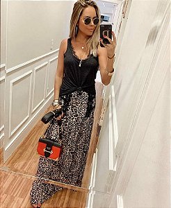 Saia animal print