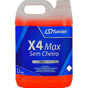 Solupan X4 Max Sem Cheiro Concentrado Desengraxante Sandet 5L