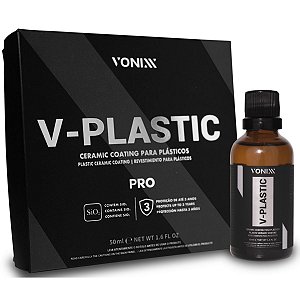 V-Plastic 50ml Vonixx Revestimento Vitrificador automotivo para plásticos .