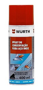 Limpa Brilha Inox Manutenção Conserva Aço Inox Wurth