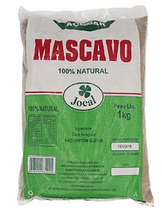 AÇÚCAR MASCAVO 100% NATURAL JOCAL 1KG