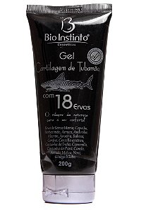 GEL MASSAGEADOR CARTILAGEM DE TUBARÃO COM 18 ERVAS BIO INSTINTO