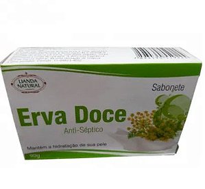 SABONETE NATURAL DE ERVA DOCE 90G LIANDA NATURAL