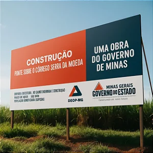 Placa em aço galvanizado
