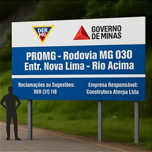 Placa em Aço Galvanizado