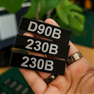 Placa de Identificação Comando
