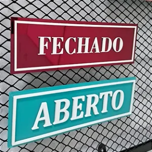 Placa em Acrílico