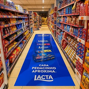Adesivo Laminado para Piso de Mercado
