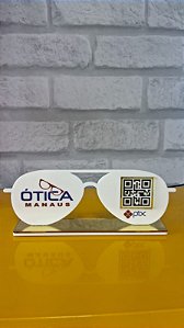 Placa Pix em Acrílico com Gravação UV