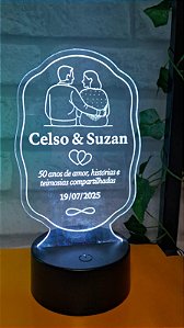 Luminária em Acrílico