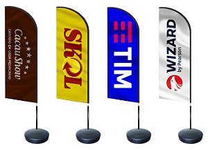 Wind Banner com Base GRANDE