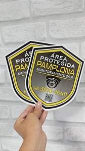 Placa Monitoramento 24 Horas