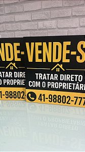 Placa de PVC com Impressão UV