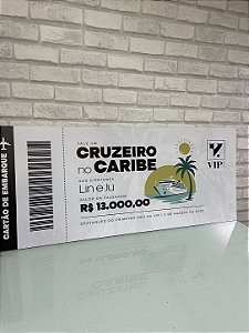 Placa Personalizada em Formato de Cheque com Impressão UV