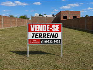Placa vende-se Terreno