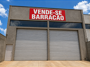 Placa vende-se Barracao