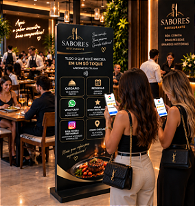 Totem Personalizado NFC para Restaurantes