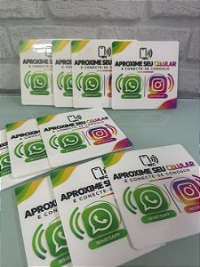 Placas NFC e QR Code Personalizadas