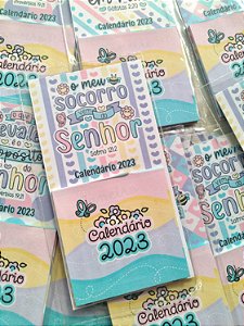 Mini calendário Imã de geladeira