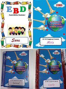 Caderno para EBD - Classe de Crianças, Intermediários e Adolescentes