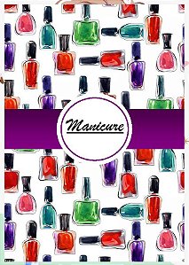 Agenda para Manicure, Pedicure, Designer de Unhas Anual Personalizada
