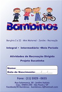 Agenda para Escola Infantil