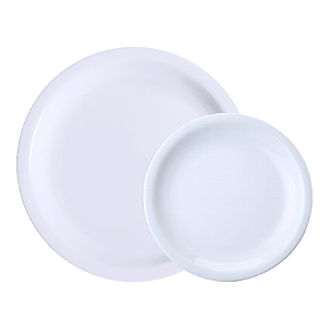 Kit 12 Pratos Rasos E 12 Sobremesa Iguaçu Porcelana Germer