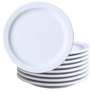 Jogo 40 Prato Raso 27cm Restaurante Porcelana Germer Iguaçu