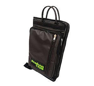 BAG PARA BAQUETAS -COURO LUXO - PRETO