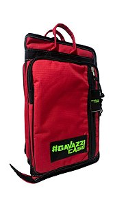 Bag de Baquetas Luxo Gavazzicase Vermelho em Nylon